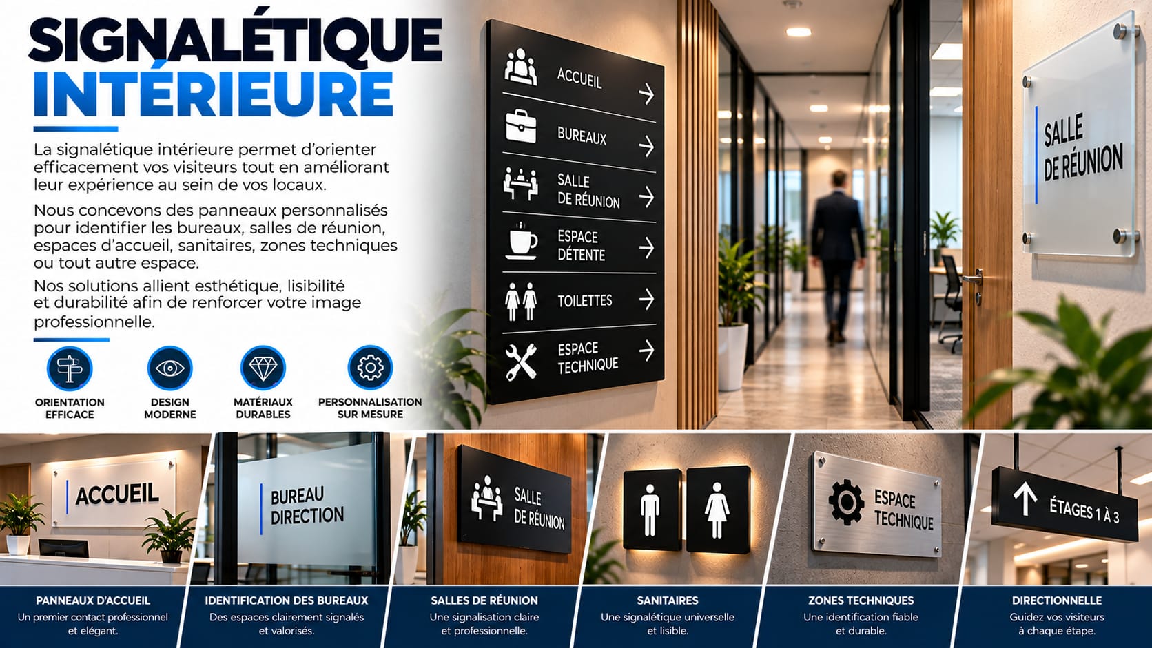 Signalétique intérieure