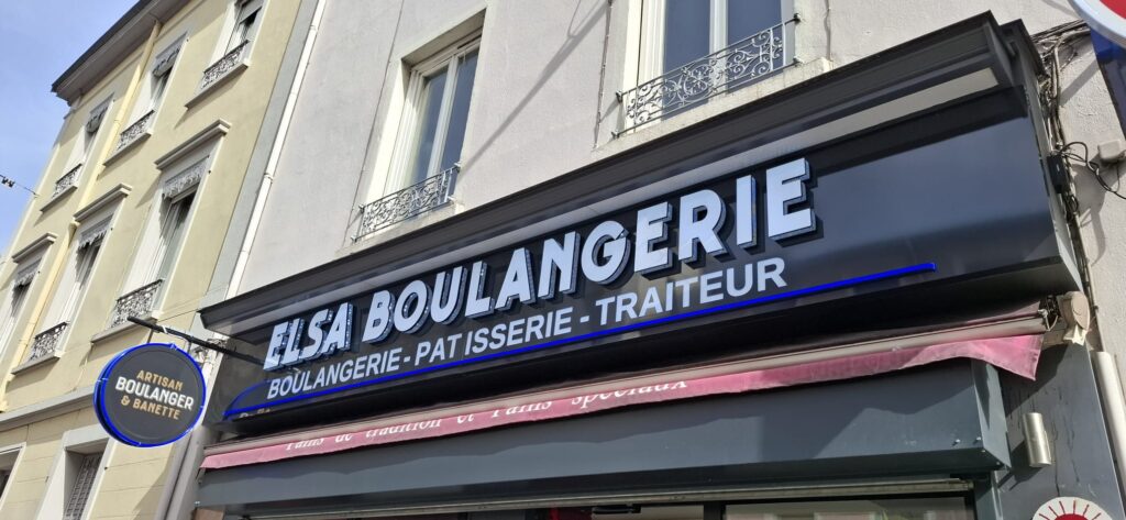 Enseigne lumineuse sur mesure – Elsa Boulangerie
